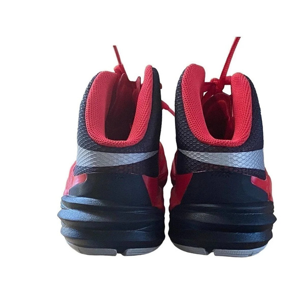 Nike Fusion Prime Hype DF 11 Mens Size US 6 Athletic Lace-UP Red Black Sneakers - Picture 8 of 11